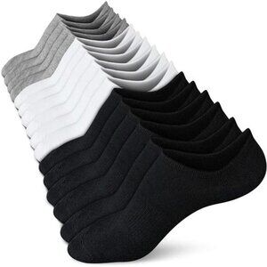 Wernies No Show Socks Women Non Slip Low Cut Invisible Socks 4 or 8 Pair Set